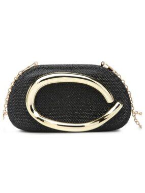 Acrylic Rhinestone Clutch Purse for Women Evening Handbag with Detachable Chain